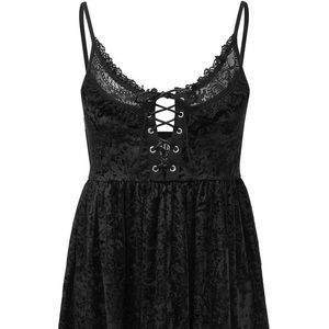 KILLSTAR ASHBURY'S ANGEL VELVET DRESS